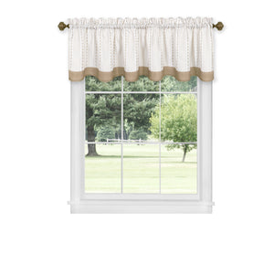 Westport Window Curtain Valance - 58x14 - Taupe