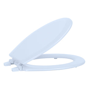 Fantasia 17 Inch Soft Standard Vinyl Toilet Seat - White