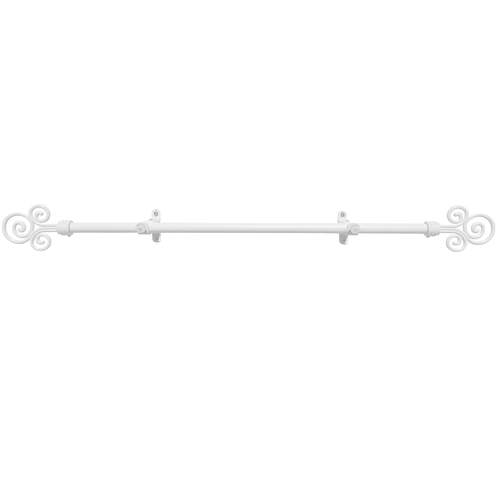 Metallo Decorative Rod & Finial Imperial 48-86 Inch