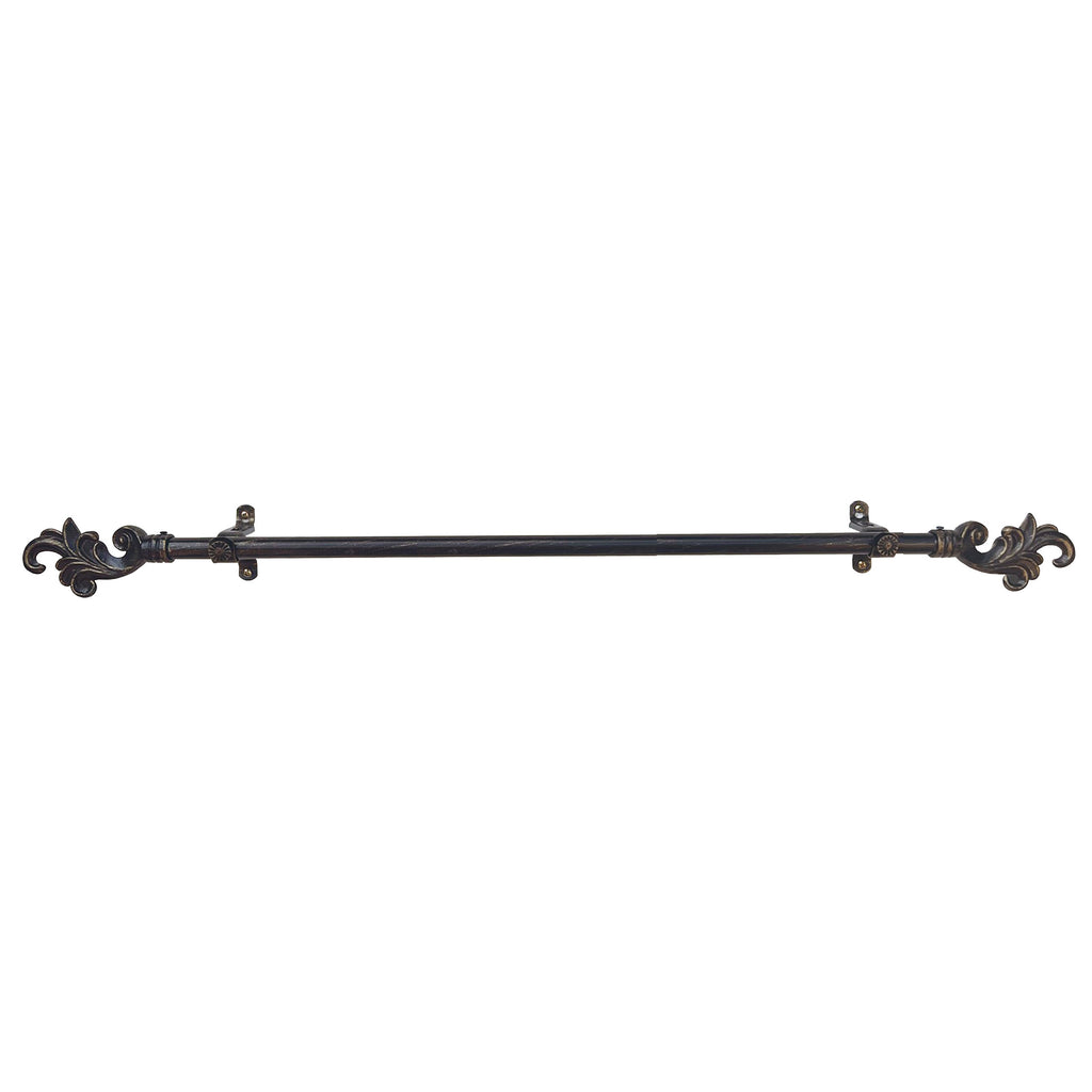 Metallo Decorative Rod & Finial Regal 48-86 Inch