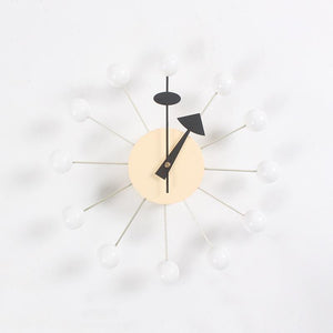 Color Ball Mid Century Wall Clock Vintage, Retro, Contemporary, and Transitional Style,