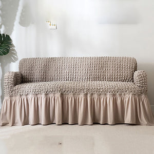 Euro Jacquard Sofa Covers With Skirt  Furniture Sofa Slipcovers Elastic Sofa Covers For Living Room