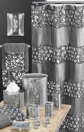 Sinatra Collection Silver - Shower Curtain
